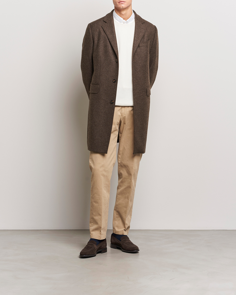 Herren | Jacken | Morris | Wool Coat Brown