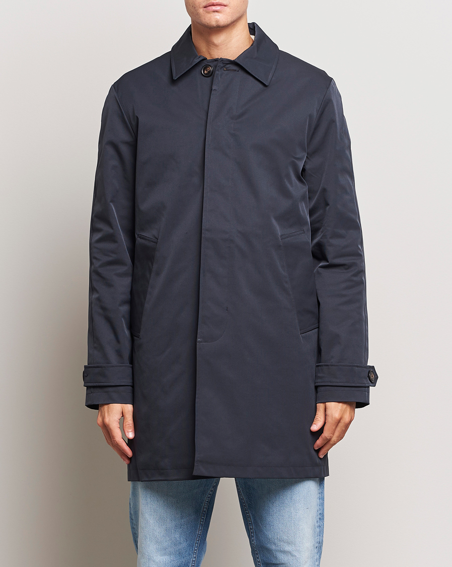 Herren | Jacken | Morris | Barlay Waterproof Car Coat Blue