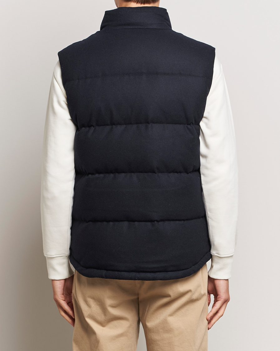 Herren | Jacken | Morris | Alston Wool Flanell Vest Blue