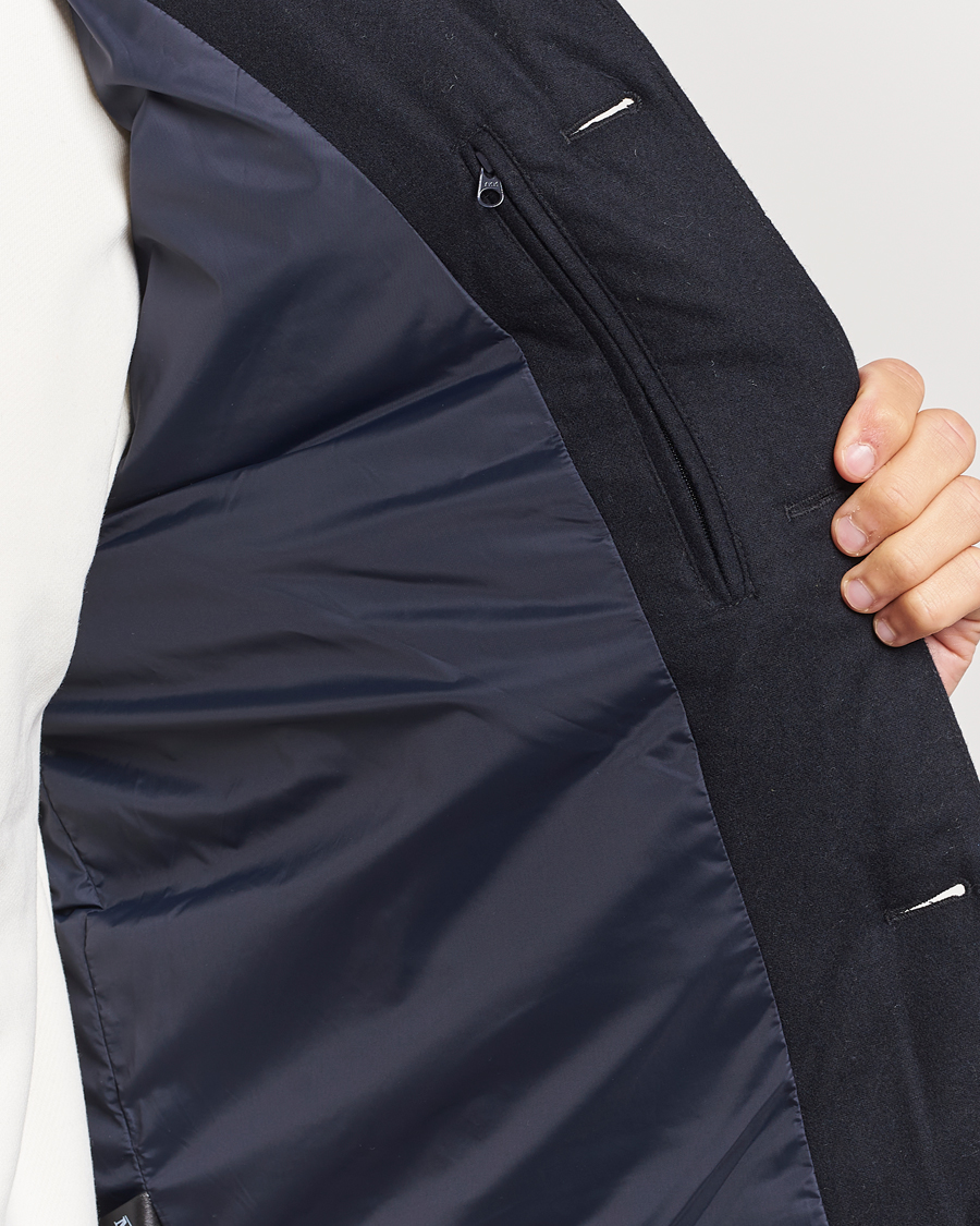 Herren | Jacken | Morris | Alston Wool Flanell Vest Blue