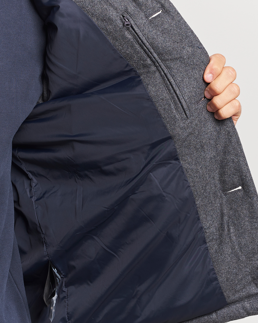 Herren | Jacken | Morris | Alston Wool Flanell Vest Grey