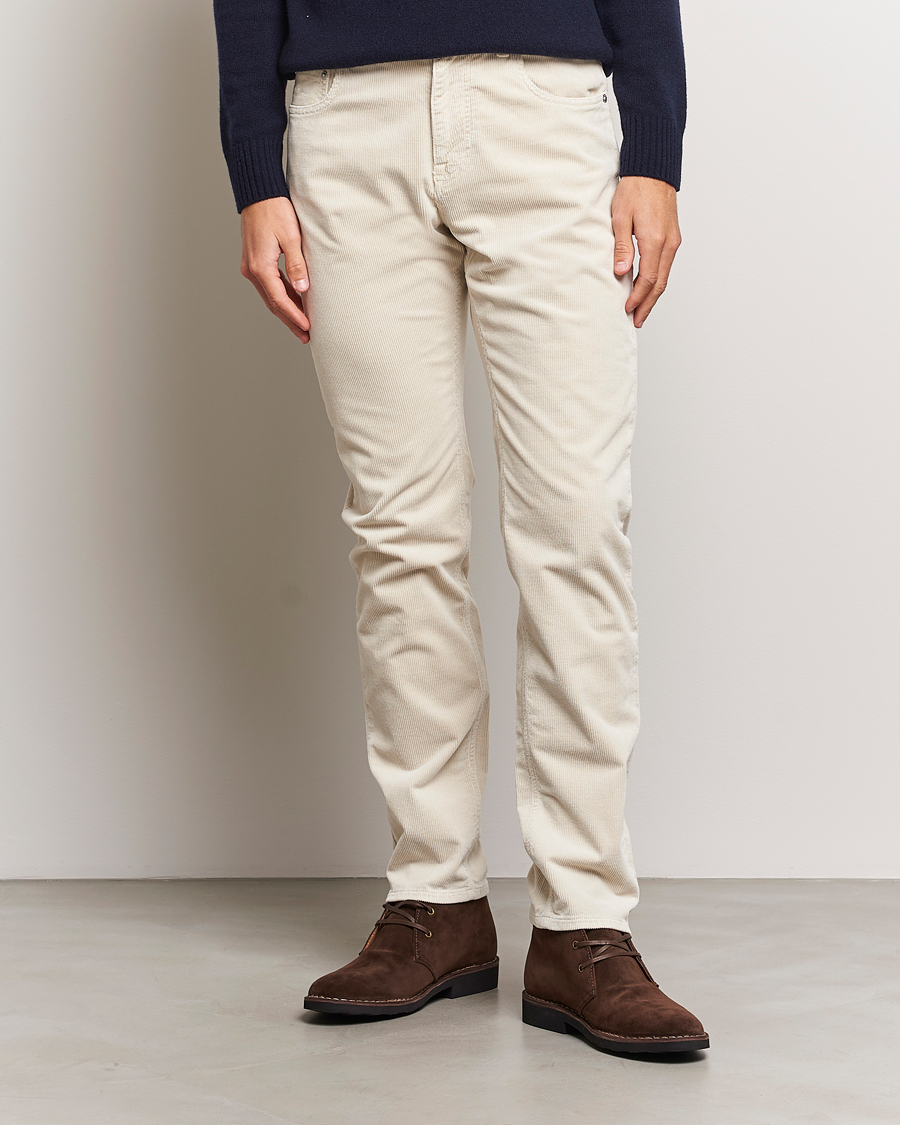 Herren | Hosen | Morris | James Corduroy 5-Pocket Pant Off White