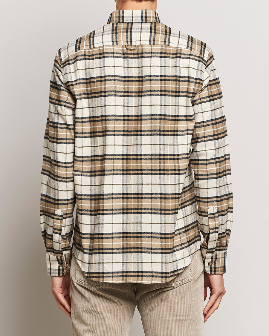 Herren | Hemden | Morris | Flanell Big Check Shirt Off White