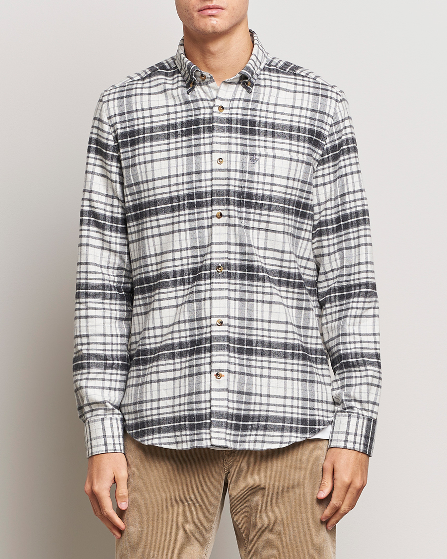Herren | Hemden | Morris | Flanell Big Check Shirt Grey