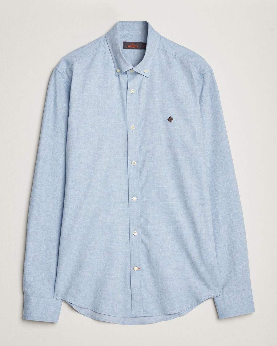 Herren | Hemden | Morris | Watts Flanell Shirt Light Blue