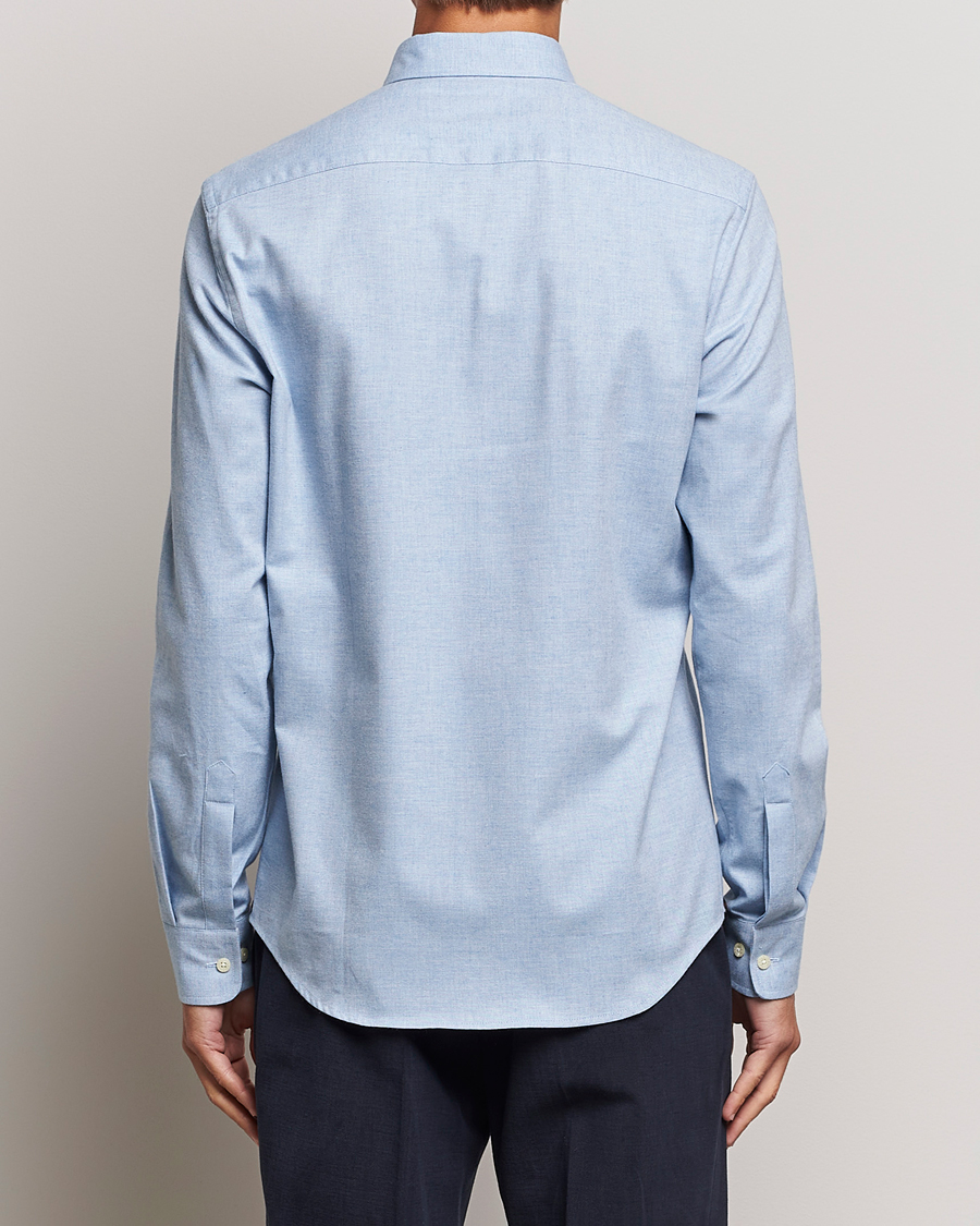 Herren | Hemden | Morris | Watts Flanell Shirt Light Blue