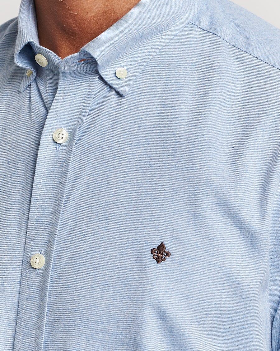 Herren | Hemden | Morris | Watts Flanell Shirt Light Blue