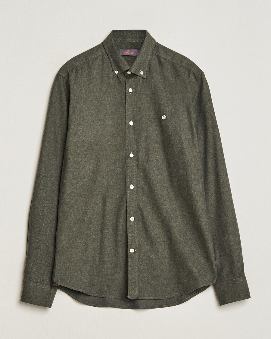 Herren | Hemden | Morris | Watts Flanell Shirt Olive