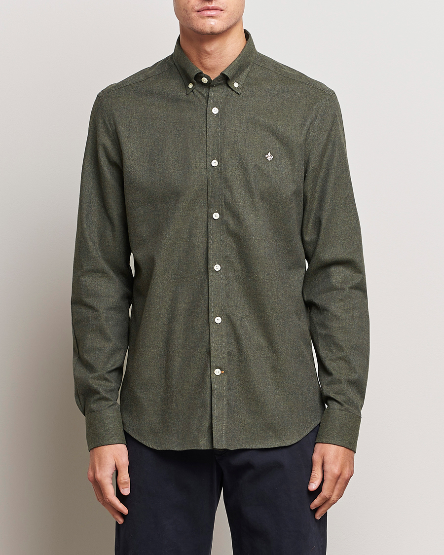 Herren | Hemden | Morris | Watts Flanell Shirt Olive