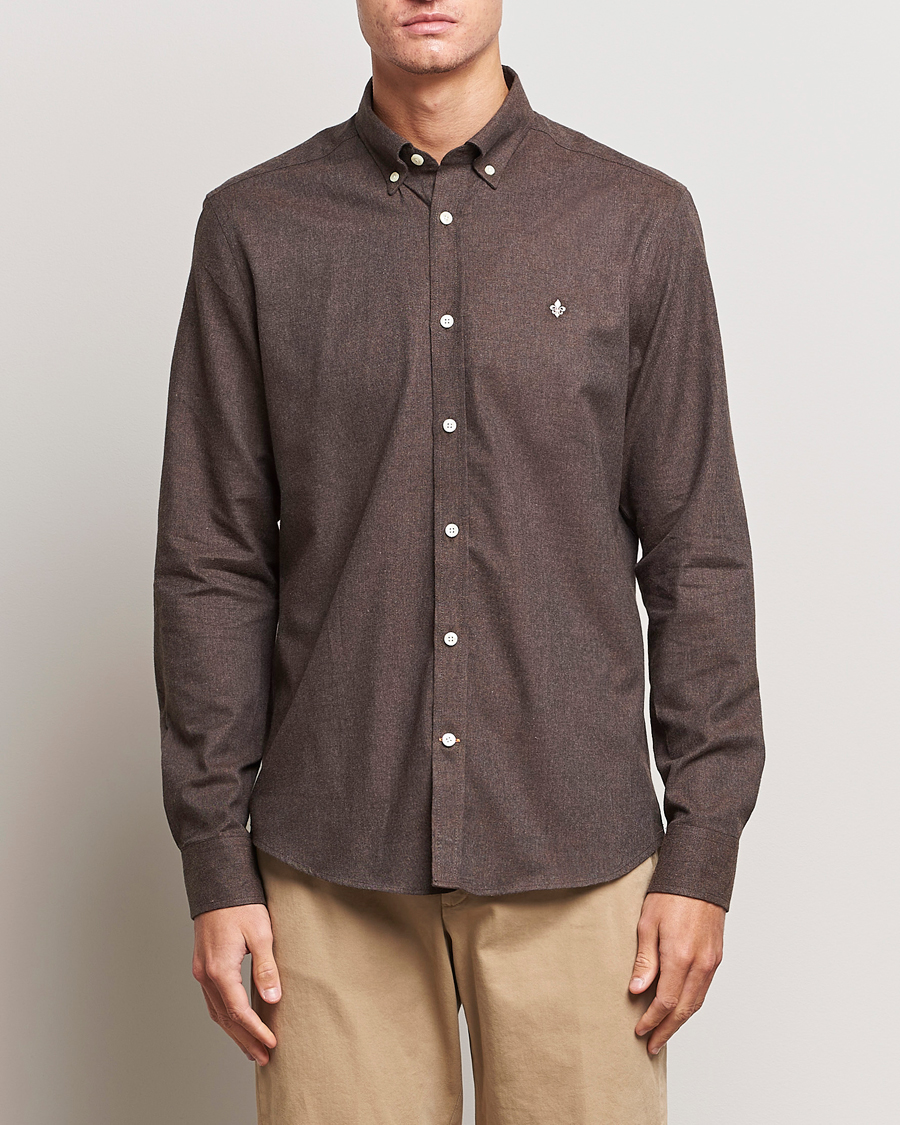 Herren | Hemden | Morris | Watts Flanell Shirt Brown