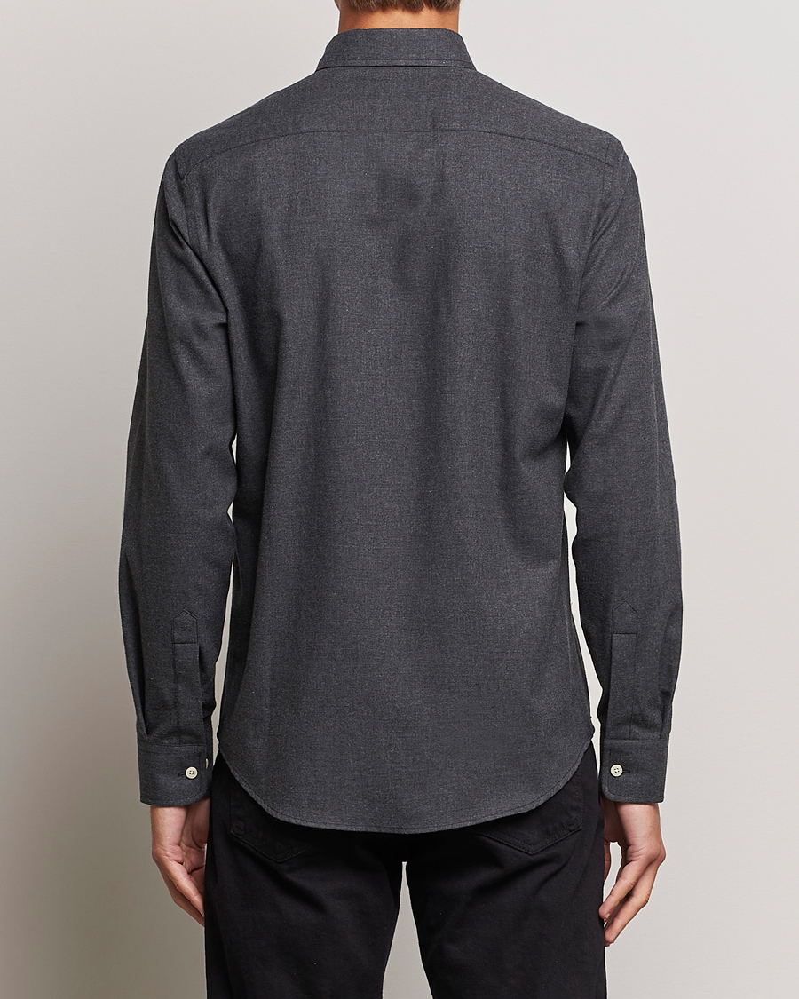 Herren | Hemden | Morris | Watts Flanell Shirt Dark Grey