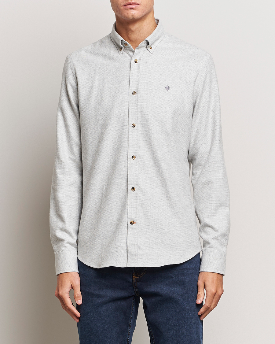 Herren | Hemden | Morris | Flanell Check Shirt Grey