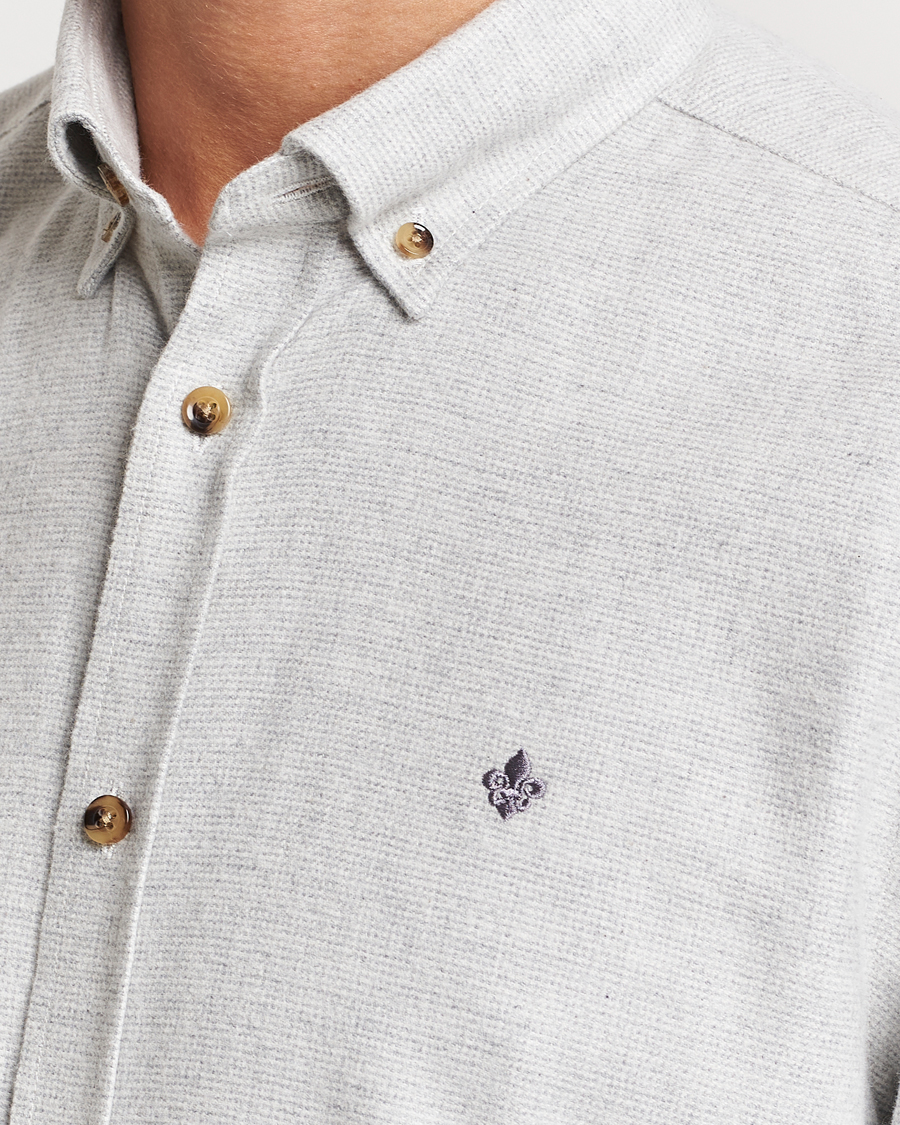 Herren | Hemden | Morris | Flanell Check Shirt Grey