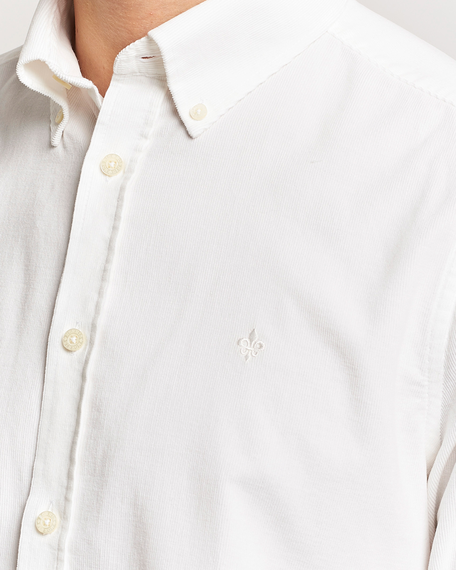 Herren | Hemden | Morris | Douglas Corduroy Shirt Off White