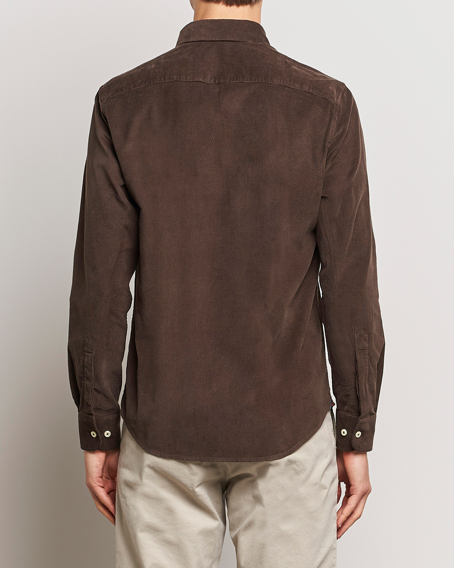 Herren | Hemden | Morris | Douglas Corduroy Shirt Brown
