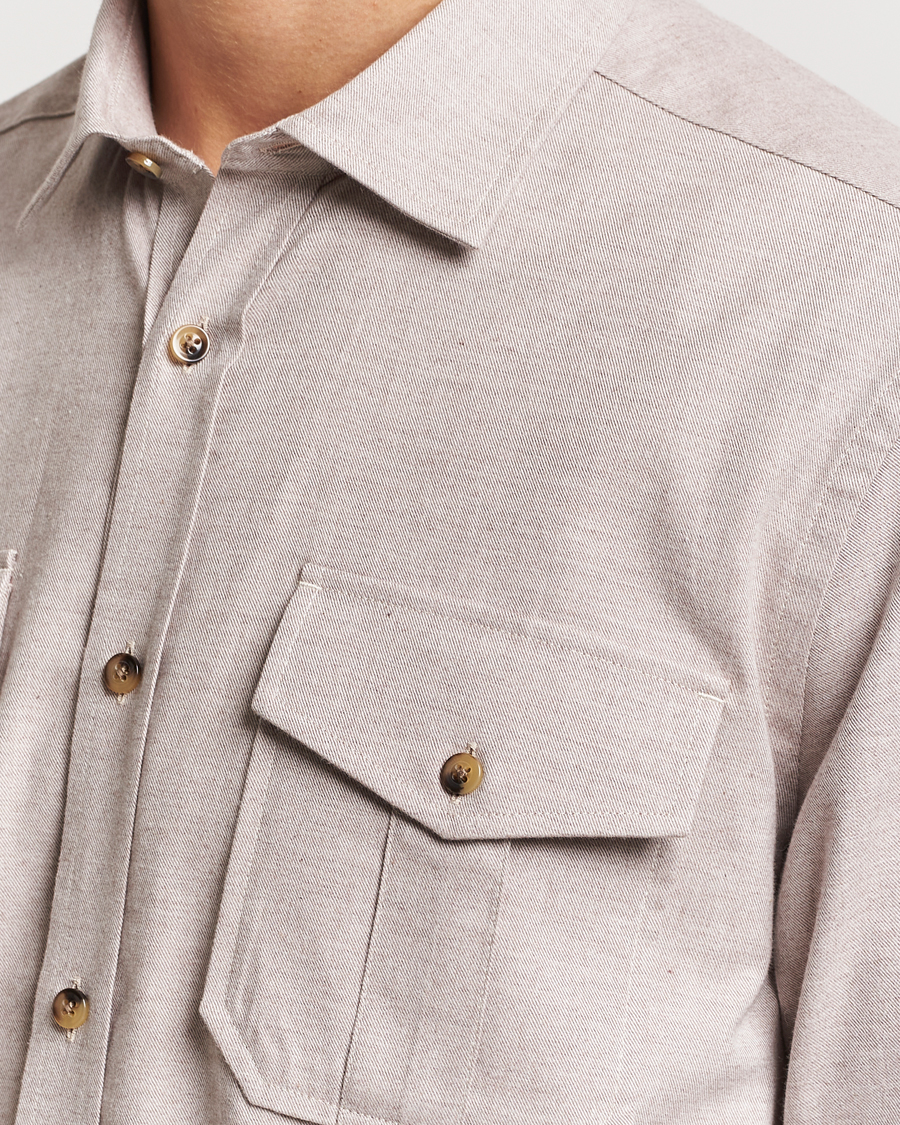 Herren | Hemden | Morris | Weights Flanell Shirt Khaki