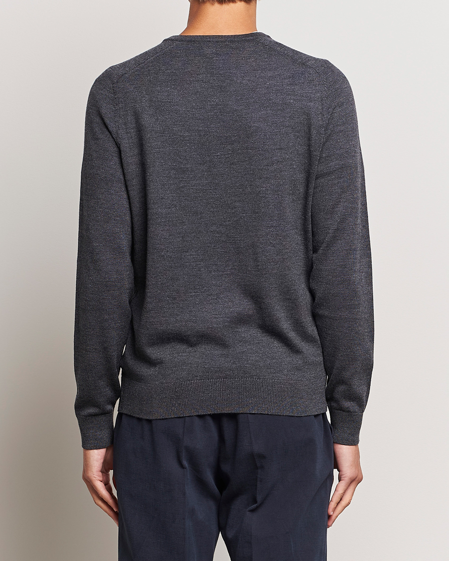 Herren | Pullover | Morris | Merino V-neck Grey