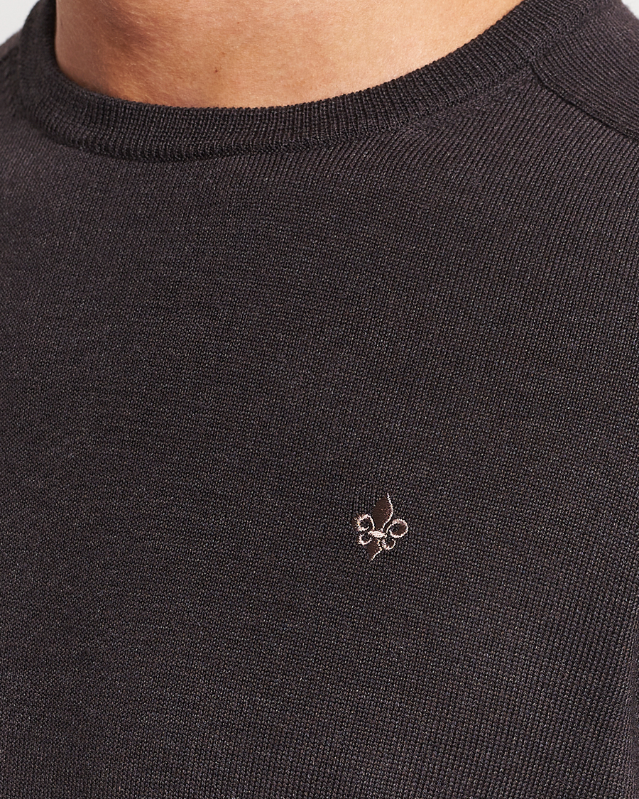 Herren | Pullover | Morris | Merino Crew Neck Pullover Brown