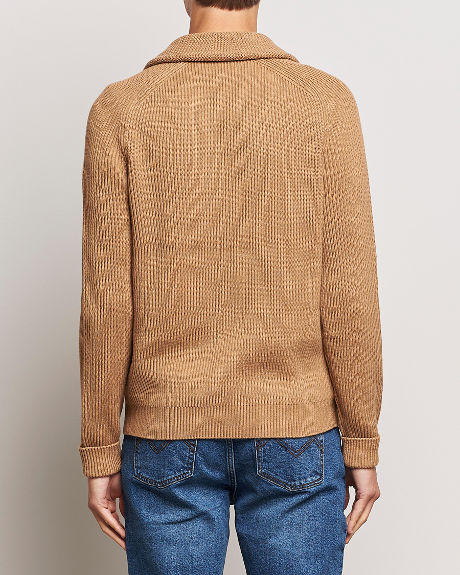 Herren | Pullover | Morris | Brayden Shawl Cardigan Camel