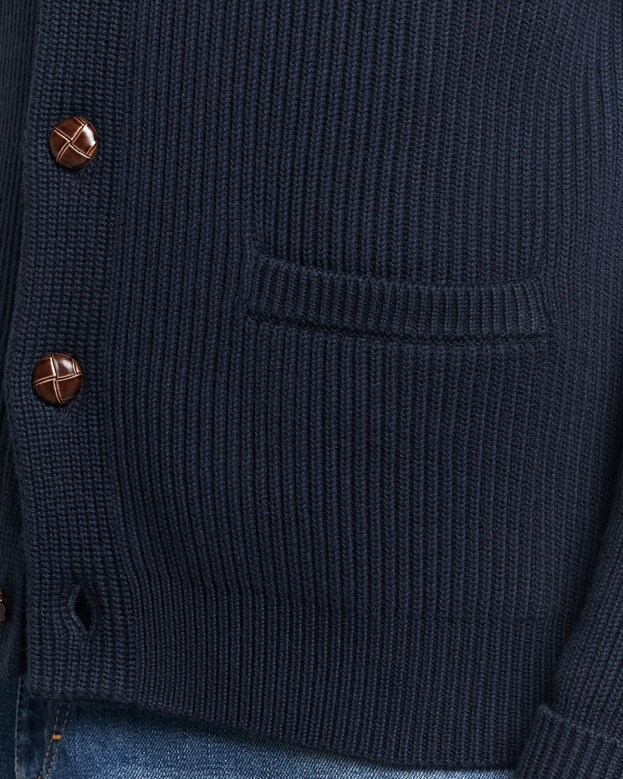 Herren | Pullover | Morris | Brayden Shawl Cardigan Navy