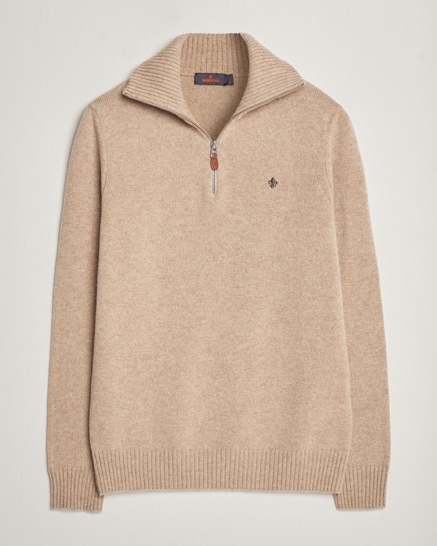 Herren | Pullover | Morris | Newton Half Zip Khaki