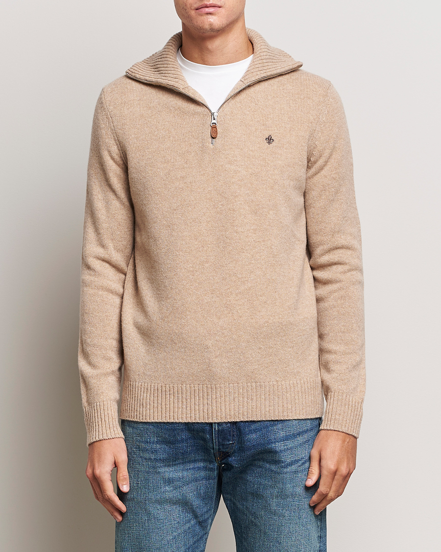 Herren | Pullover | Morris | Newton Half Zip Khaki