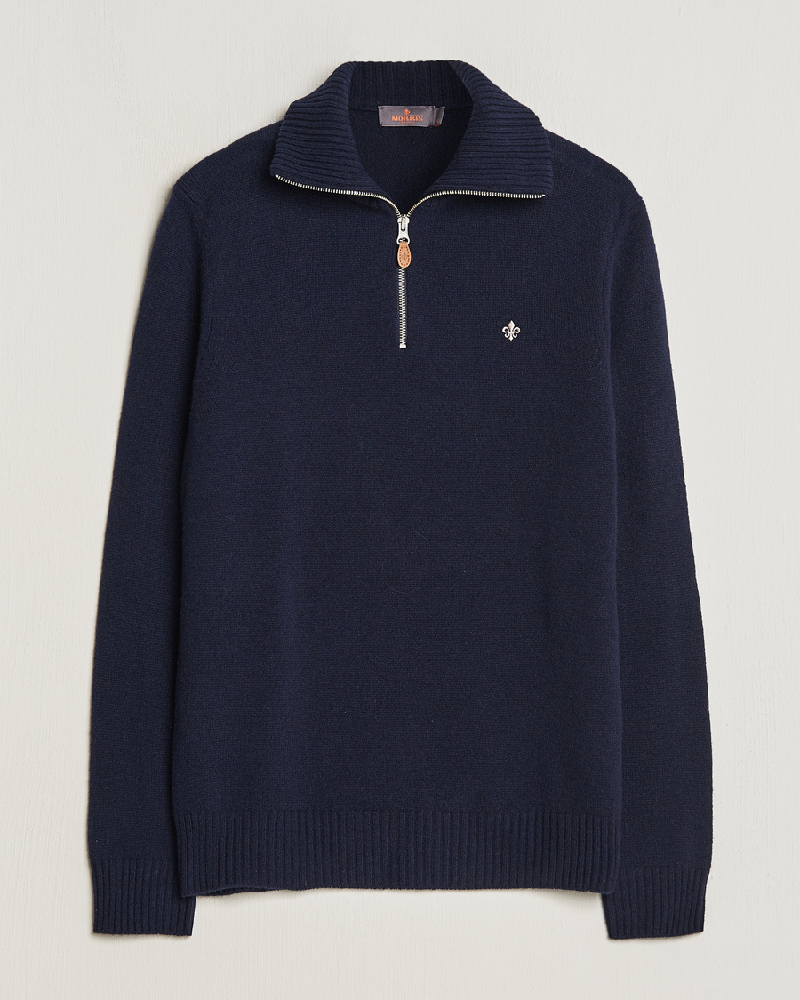 Herren | Pullover | Morris | Newton Half Zip Navy