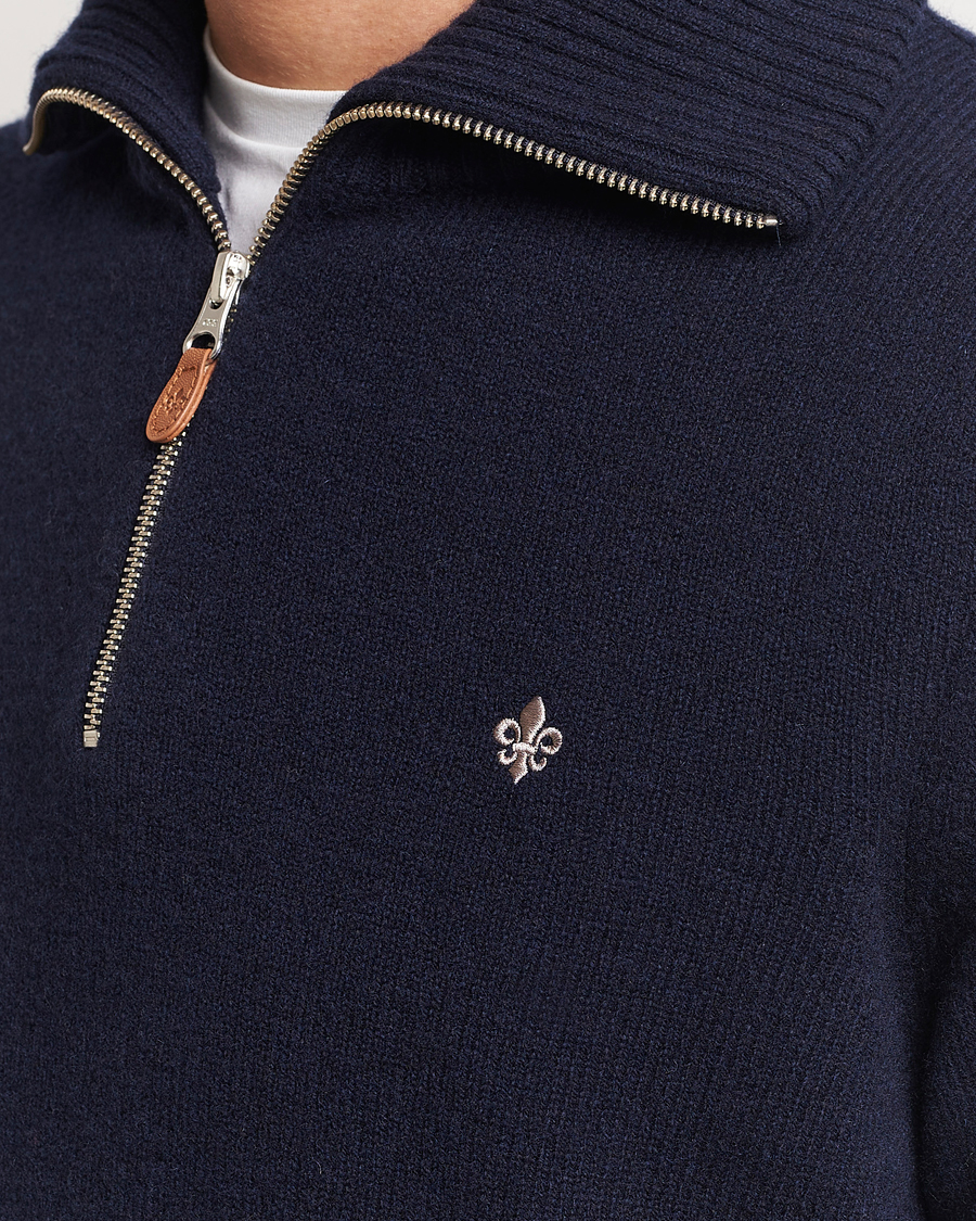 Herren | Pullover | Morris | Newton Half Zip Navy