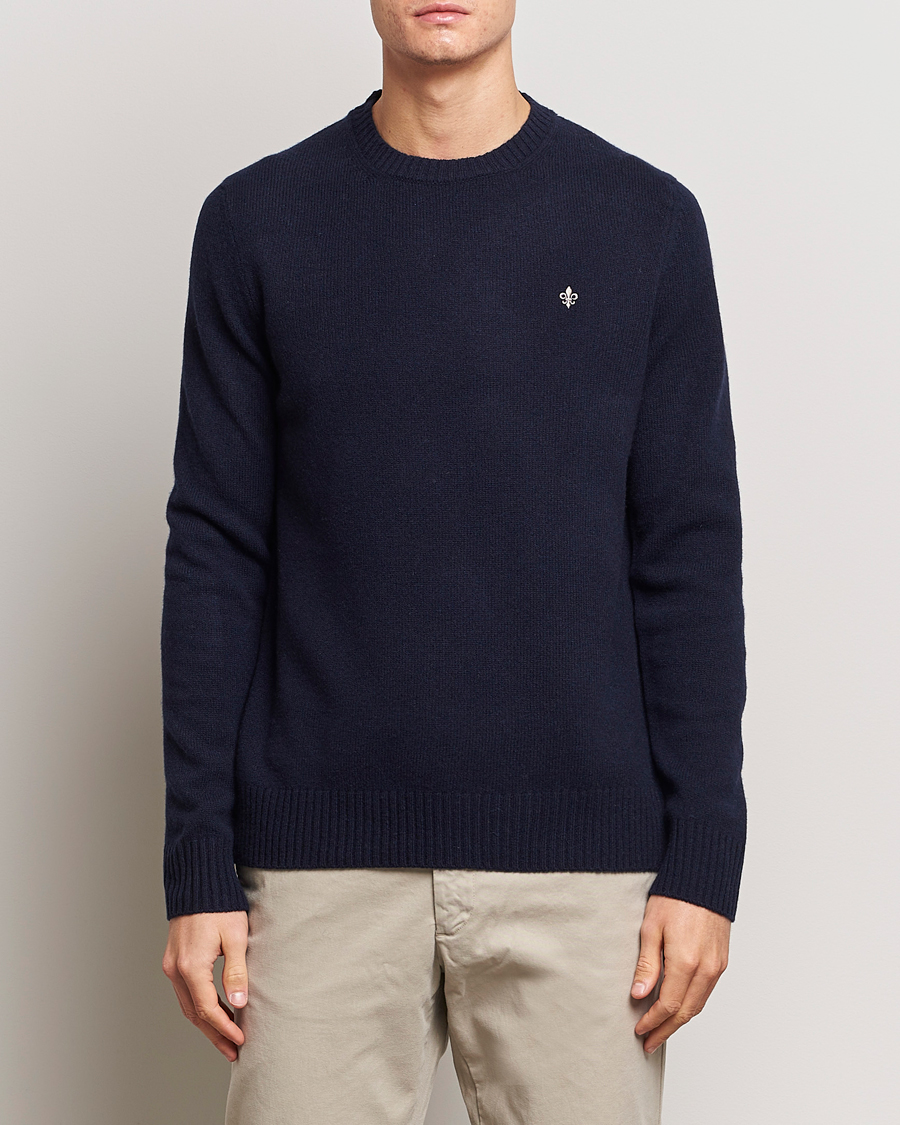 Herren | Pullover | Morris | Newton Crew Neck Navy
