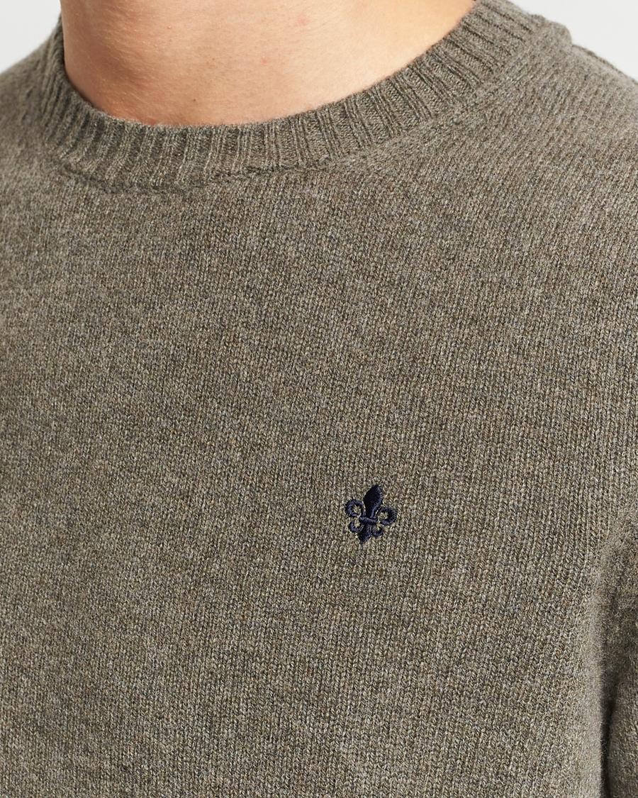 Herren | Pullover | Morris | Newton Crew Neck Olive