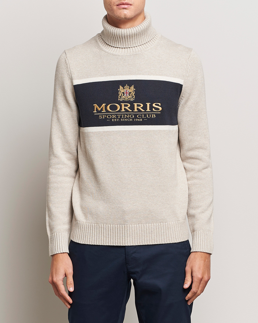 Herren | Pullover | Morris | Trevor Logo Rollneck Khaki