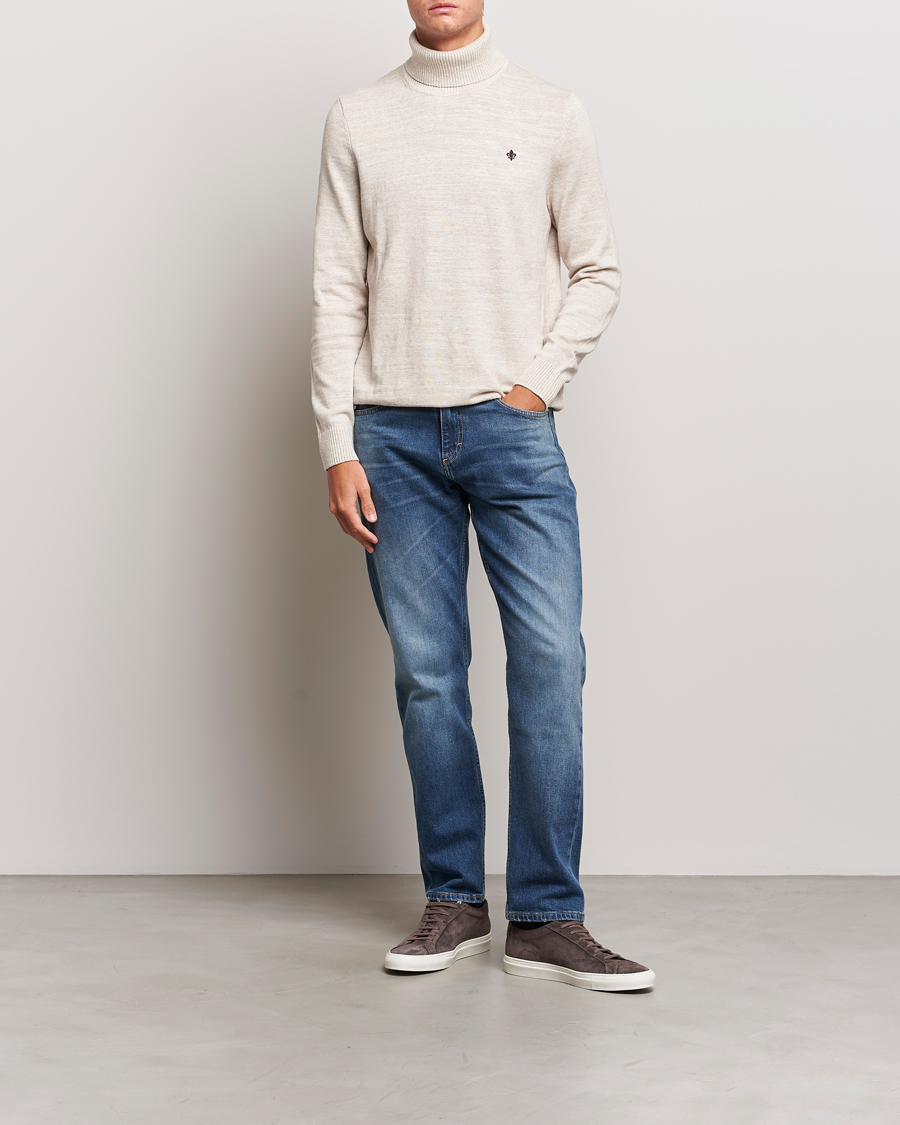 Herren | Pullover | Morris | Randal Heavy Cotton Rollneck Khaki