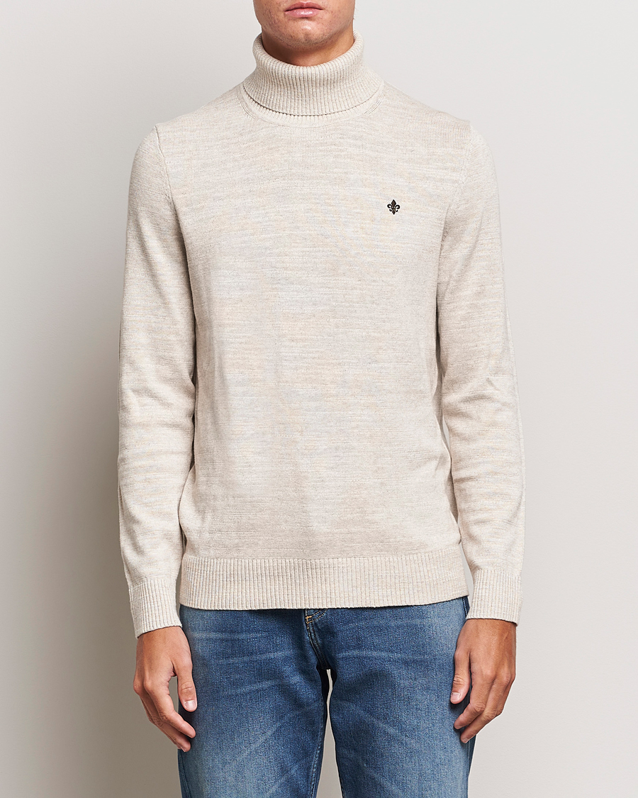 Herren | Pullover | Morris | Randal Heavy Cotton Rollneck Khaki