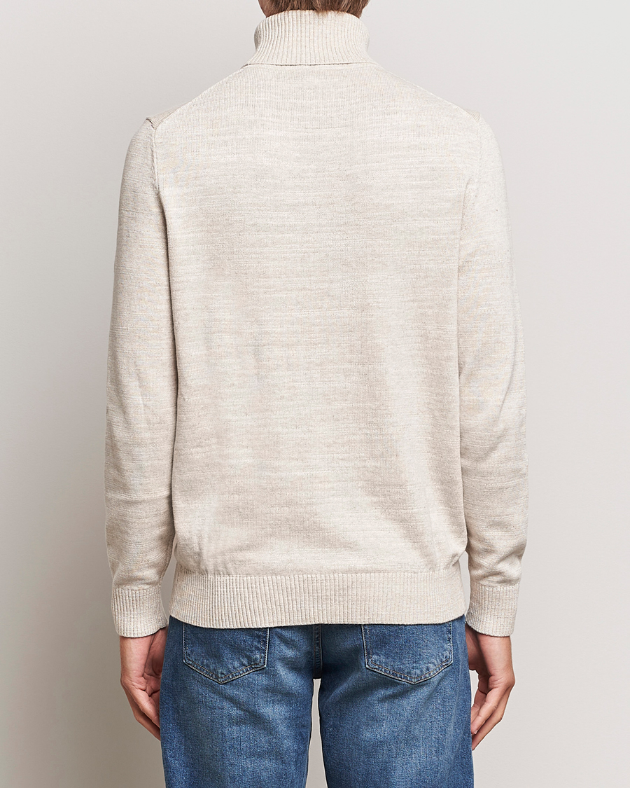 Herren | Pullover | Morris | Randal Heavy Cotton Rollneck Khaki