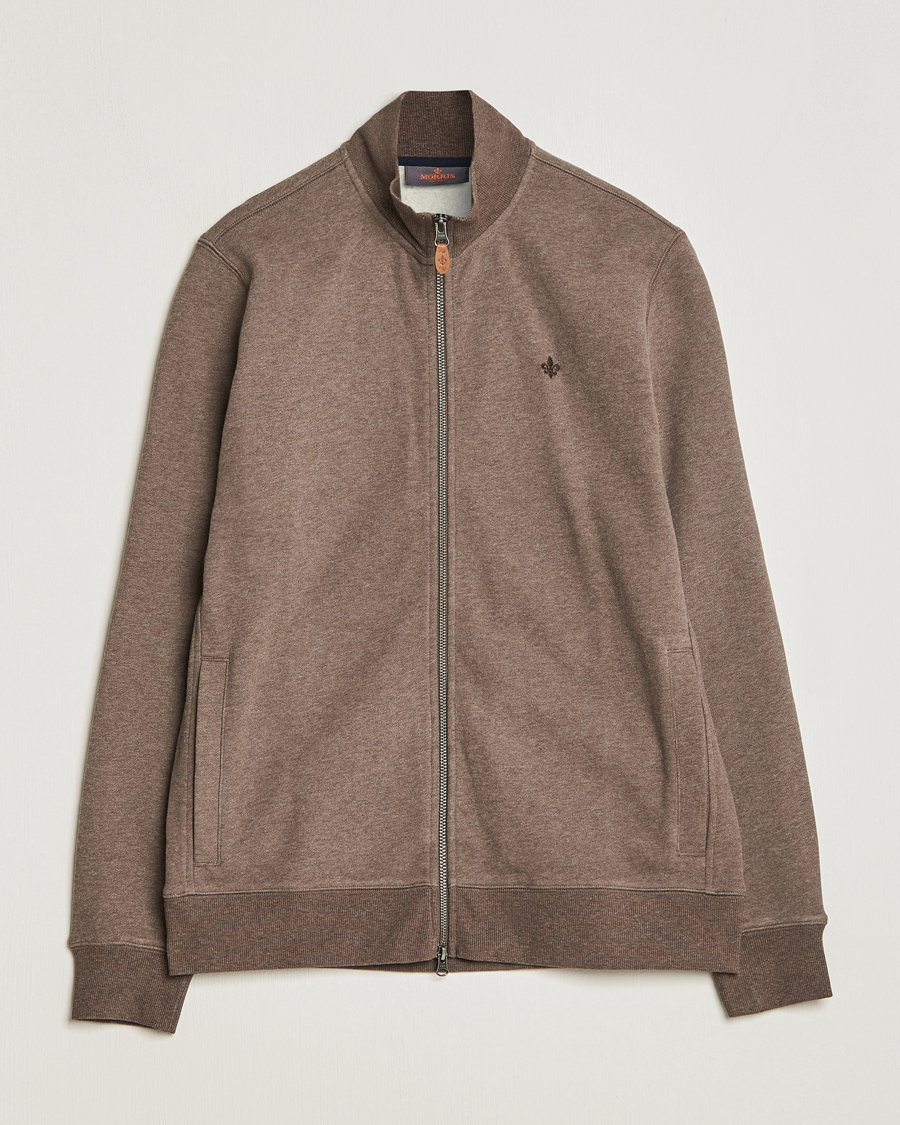 Herren | Pullover | Morris | Warren Sweat Zip Cardigan Brown