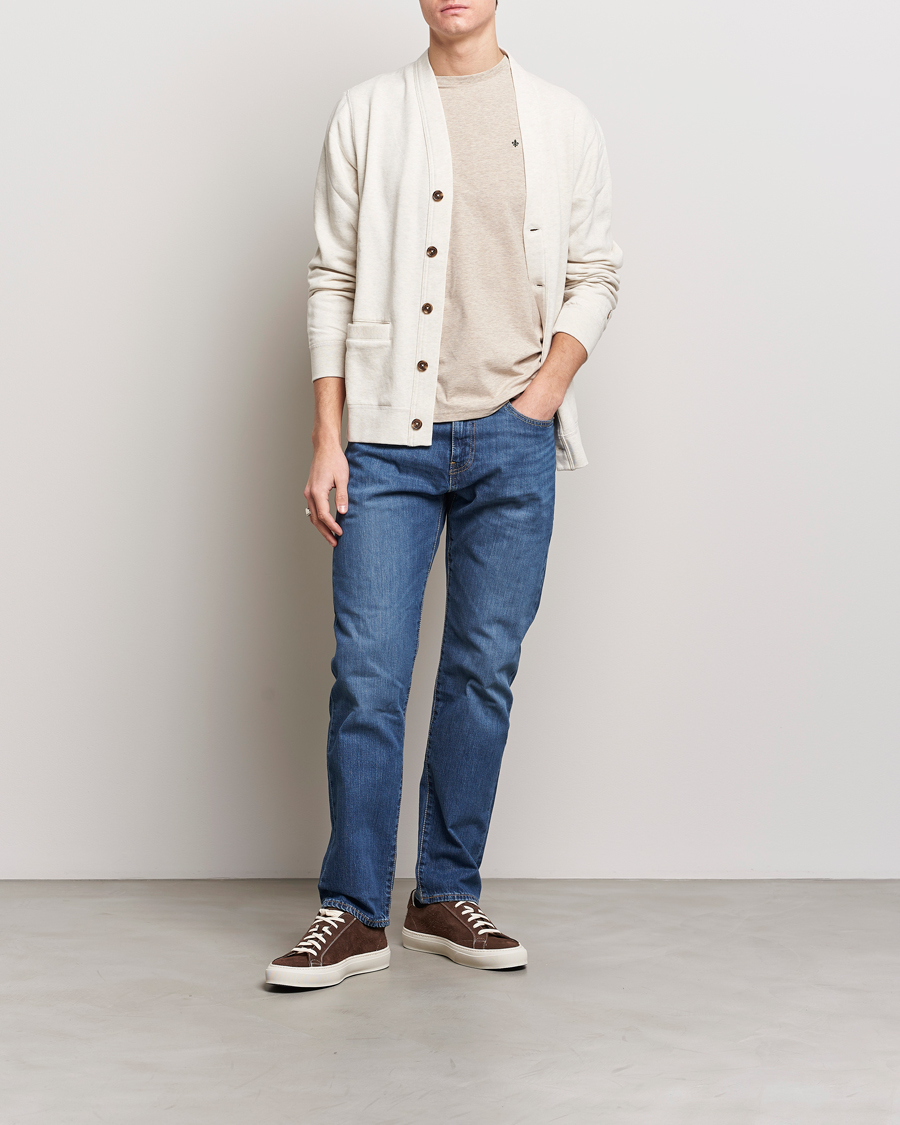 Herren | T-Shirts | Morris | James Crew Neck T-shirt Khaki