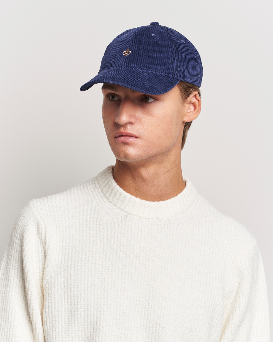 Herren | Morris Lily Corduroy Cap Navy | Morris | Lily Corduroy Cap Navy