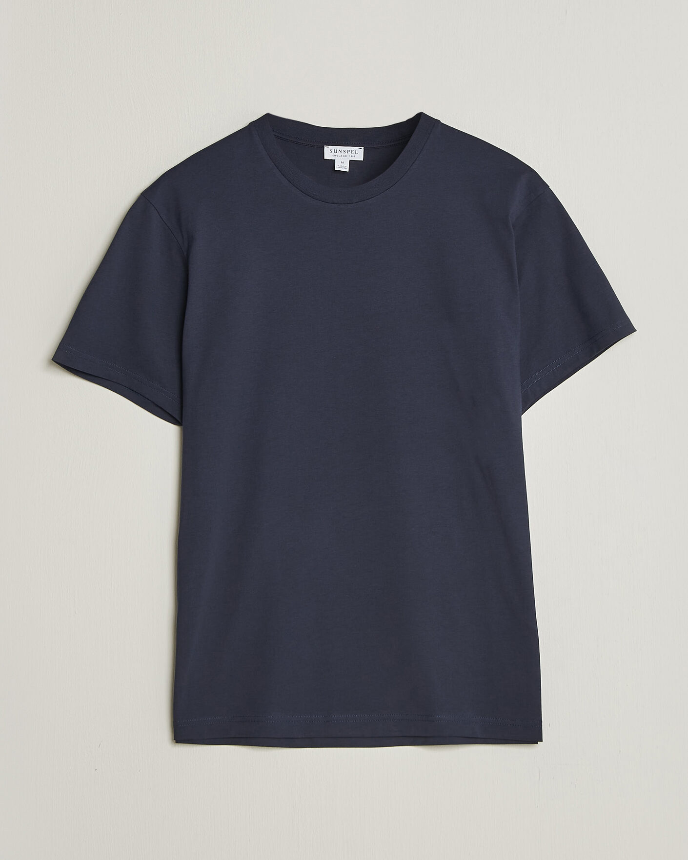 Herren | T-Shirts | Sunspel | Riviera Midweight T-Shirt Navy