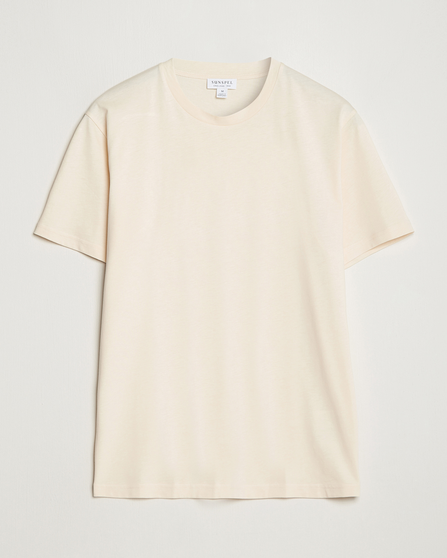 Herren | T-Shirts | Sunspel | Riviera Midweight Tee Undyed