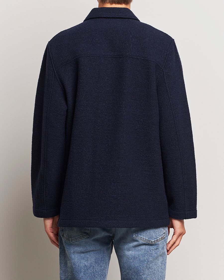 Herren | Jacken | Sunspel | Double Faced Chore Jacket Navy