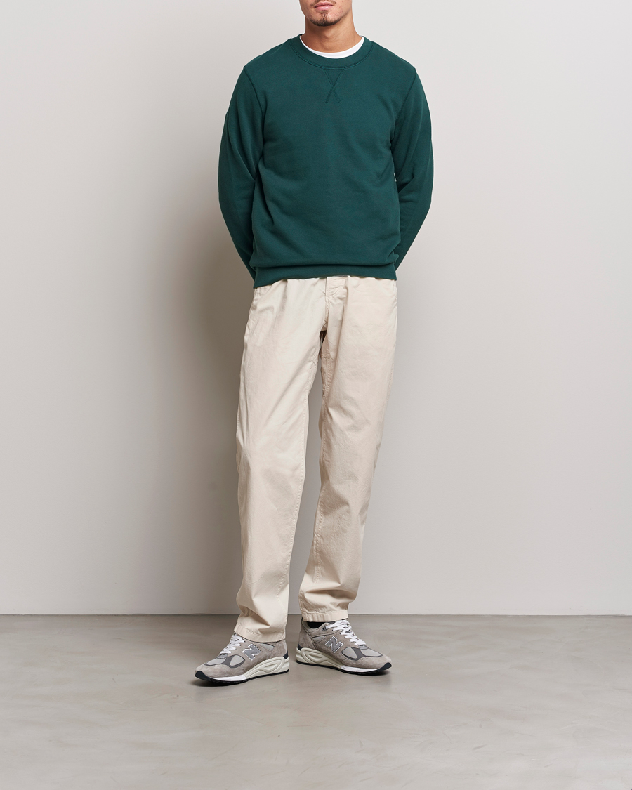 Herren | Pullover | Sunspel | Loopback Sweatshirt Peacock