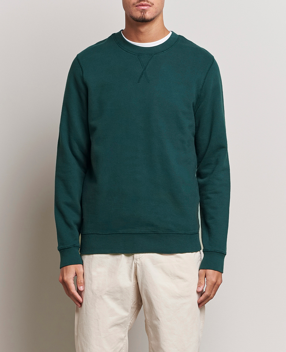 Herren | Pullover | Sunspel | Loopback Sweatshirt Peacock