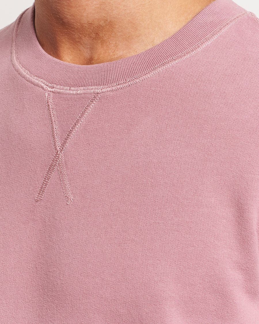 Herren | Pullover | Sunspel | Loopback Sweatshirt Vintage Pink
