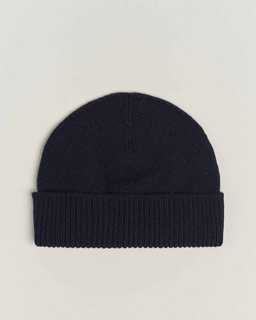 Herren | Sunspel Lambswool Hat Dark Navy | Sunspel | Lambswool Hat Dark Navy
