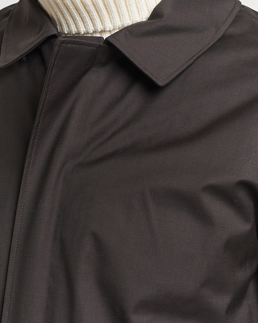 Herren | Jacken | UBR | Regulator Coat Savile Dark Brown Wool