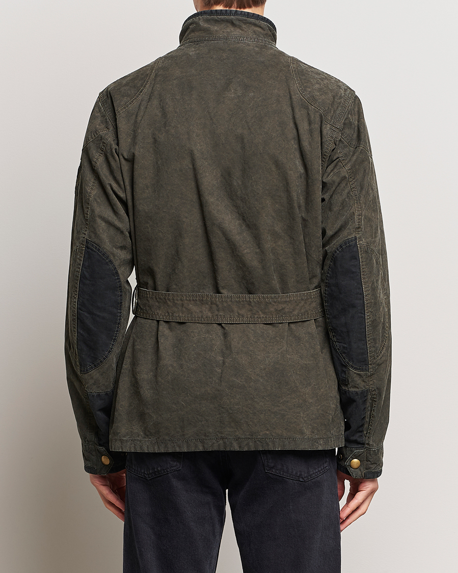 Herren | Jacken | Belstaff | Patched Washed Waxed Trailmaster Fossil