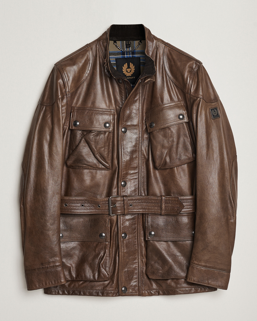 Herren | Jacken | Belstaff | Trailmaster Panther Leather Jacket Antique Bronze