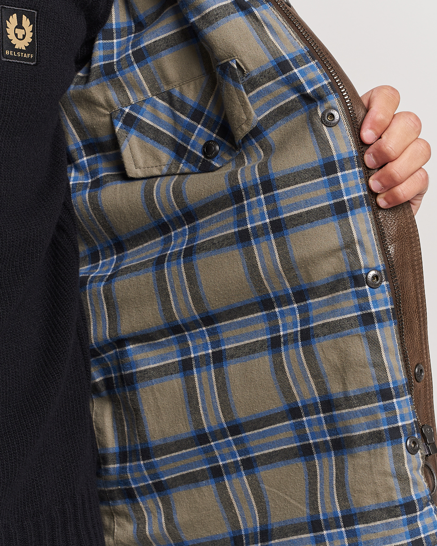 Herren | Jacken | Belstaff | Trailmaster Panther Leather Jacket Antique Bronze