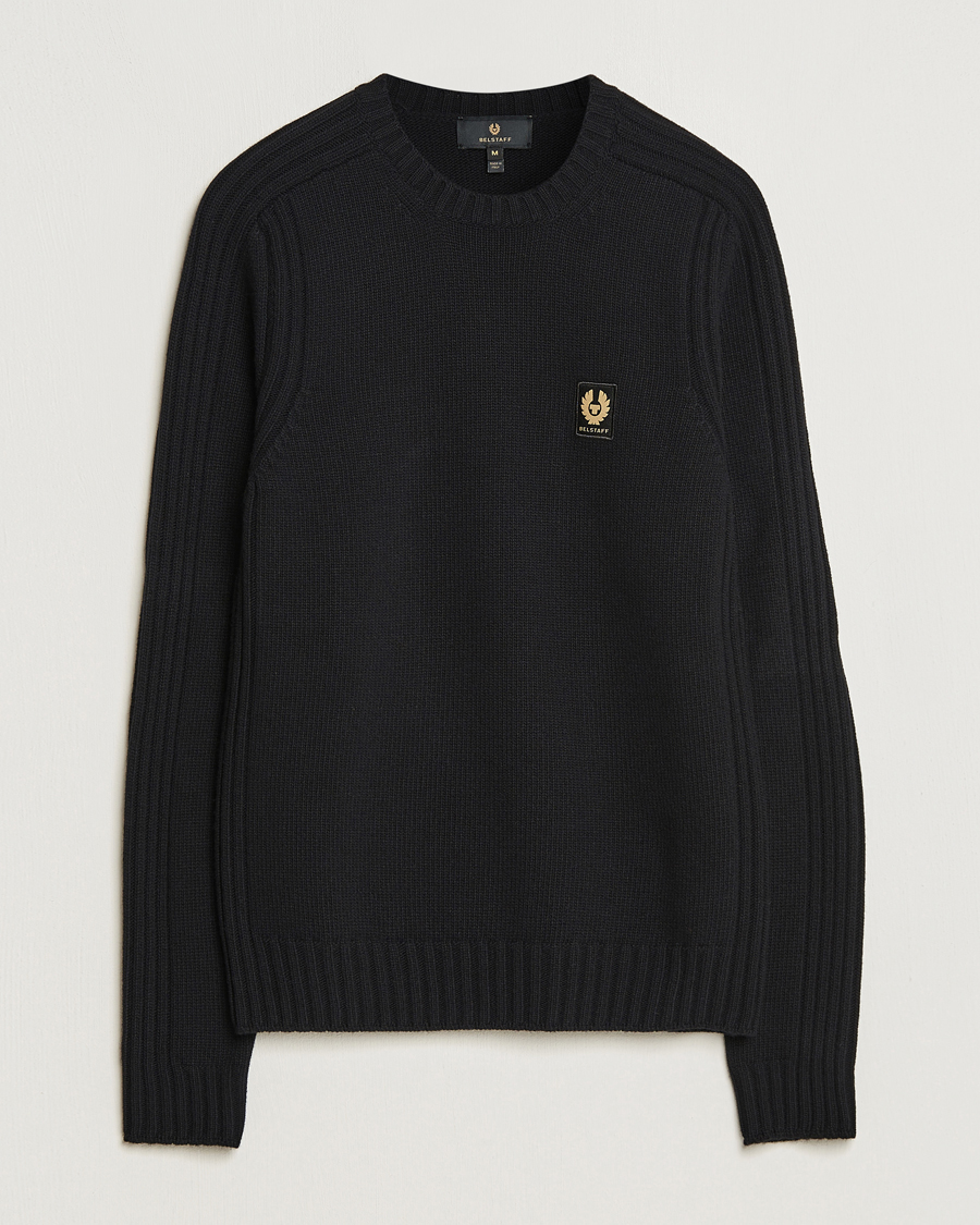 Herren | Pullover | Belstaff | Watch Wool Crewneck Black