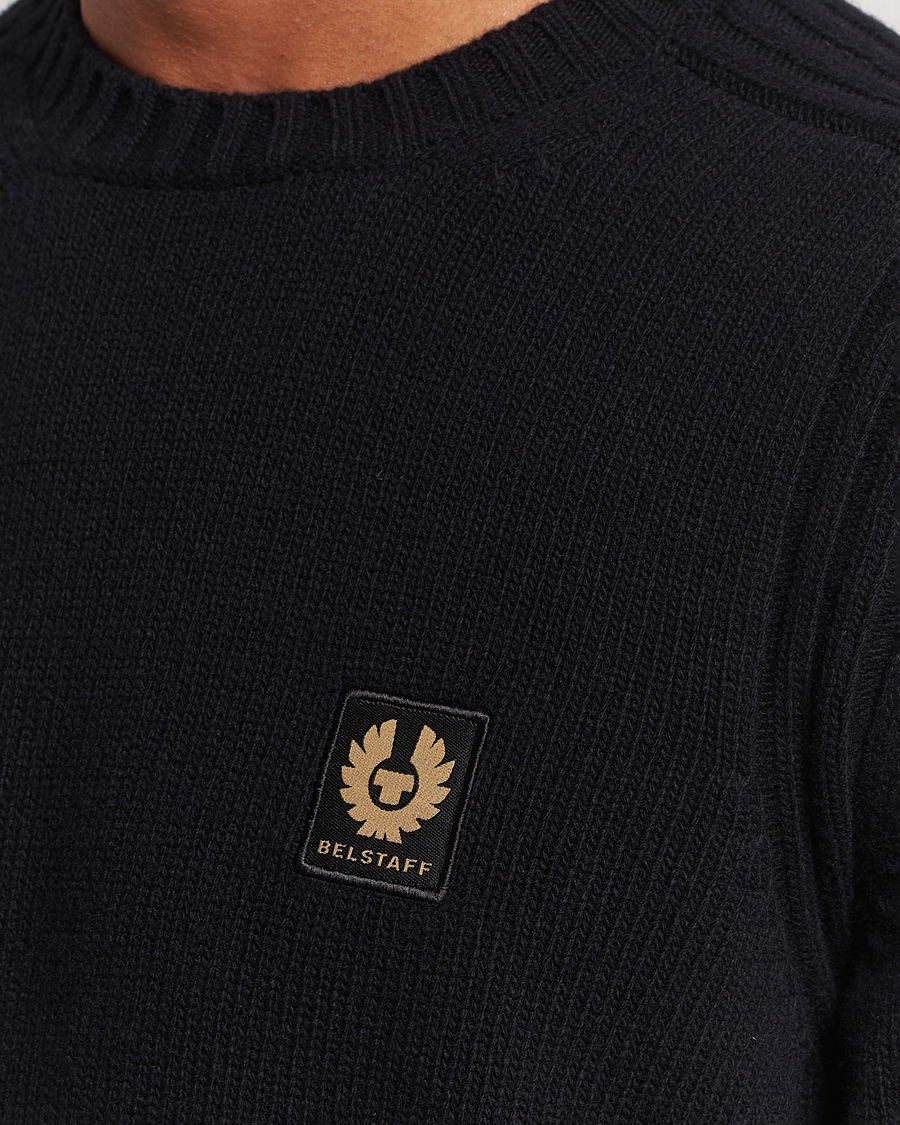 Herren | Pullover | Belstaff | Watch Wool Crewneck Black